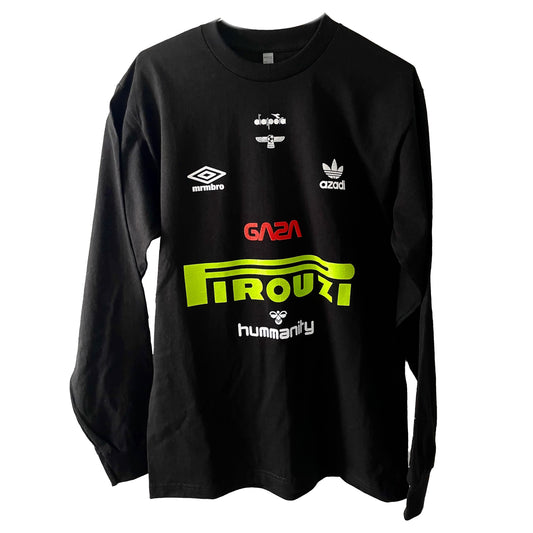 GAZA AZADI LONG SLEEVE BLACK